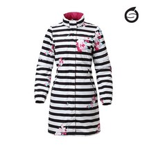 선덜랜드 여성 심실링 스트라이프 비옷 - 16052RC23, 블랙:100