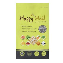 (할인) 해피밀 황태와오리 1.2kg 전연령용 소프트사료 - 100g당 436.7kcal, 2개 (6000원 할인)