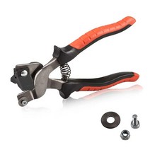SPEEDWOX 모자이크 니퍼 20.3cm8인치 타일 니퍼 강력한 플라스틱 브레이커 바 스코어링 휠 도자기 세라믹 거울 절단용 전문 유리 커터 점수 도구 튼튼한 아버지의 날, Tile Nippers with Replacement