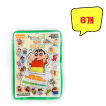 짱구는 못말려 집게 팝핑 캔디 6g, 6개
