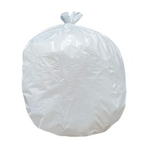 해피데이 분리수거 배접 쓰레기봉투 백색 두께0.02mm, 1박스, 80L