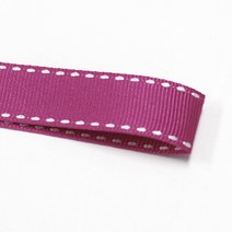 선물포장리본 꽃포장리본 골지 스티치 리본 (폭 5mm 길이90m)(폭 10mm/15mm 길이 45m), 24(마젠타)