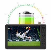 5인치 휴대용 DVB TV LCD 모니터 충전식 배터리 전원 무선 기능 HD-TV DVB-T2 ATSC isdb와 전체 호환, 02 ISDB