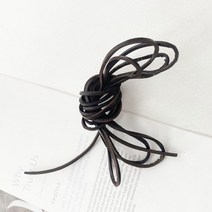 핀쿠션 천연 소가죽 팔찌끈 가죽끈 (2yds), 초코브라운, 1개