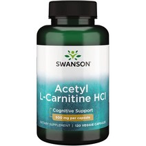 스완슨 아미노산 아세틸 L-카르니틴 Hcl 500mg 120베지캡슐