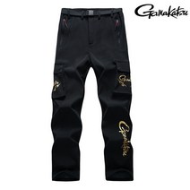 일본 시마노 shimano 가마가츠 Gamakatsu 플러스 벨벳 낚시 바지 바위 낚시 남성용 겨울 양털, 양털낚시바지