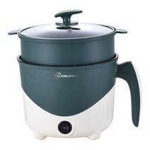 카포트 차량용커피포트 차량용 전기포트 REUP-미니 전기 냄비 1.8L 붙지 않는 밥솥 더블 레이어 가정용, 08 Green 2Layers C 1.8L_01 EU