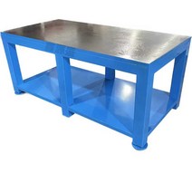 중장비 가공 작업대 수리 테이블 강판 철 금형 다용도 선반 다이, 1500x1000x800서랍2 테이블면16mm