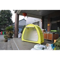 차박 동계 텐트CZX-517 야외 자전거 커버 스토리지 창 고 텐트 210d 실버 코팅 옥스포드 천으로 휴대용 방, 02 YELLOW
