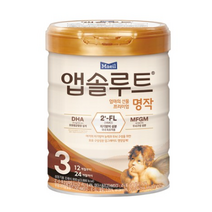 앱솔루트 엄마가 만든 프리미엄 명작 분유 3단계, 3개, 800g