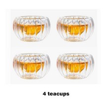 FREELIFE 다기 세트 도자기 선물 BA-257, 50ml_4 tea cups
