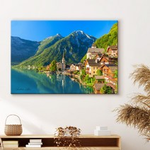 더 아트 컴퍼니 세계여행 도시풍경 사진 인테리어 그림액자 50종, 9. 알프스 호수