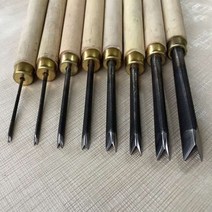 우드카빙키트 조각끌 목공칼 접도 V 형 노출 삼각형 끌 0.1-0.8cm 목공 손 나무 조각 칼 빈 도구 조각용, [04] 8mm