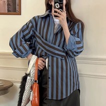 대박난박양 어닝 스트라이프 셔츠