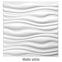 거실아트월 디자인월 월페이퍼 셀프아트월 나무아트월 아트월 월판넬 거실 아트월 타일 데코월 50x50cm 4 pcs 3d 입체 벽 스티커 장식 거실 벽지 벽화 방수 3d 101, 매트 화이트, 4개