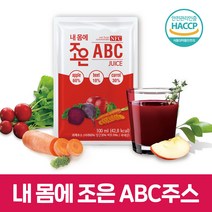 ABC 착즙 주스 100ml 30포 일반박스 (국내산 사과 당근 비트사용), 선물용포장100ml