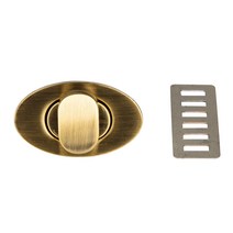 팻타원 뱅뱅이 장식 37MM - 엔틱사틴, 단품