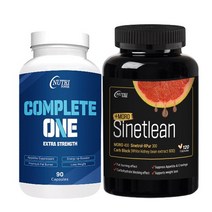 미국 건강식품 컴플리트원 45일분 + 모로 시네트린 탄수화물 차단 (2개월 분), 1개, 90캡슐