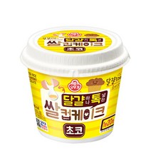 오뚜기 달걀하나톡넣는 쌀컵케이크 초코 60g x 4개, 26개