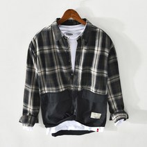 우일신 칼란데 남자 체크 셔츠
