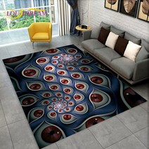 Nazar Evil Eye Tree of Life 영역 러그 가정용 카펫 거실 침실 소파 도어매트 주방 장식 어린이 놀이 미끄럼 방지 바닥 매트, 31.40x60cm15x23in - 4
