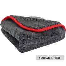 carwash detailing 수건 슈퍼 마이크로 화이버 수건 자동차 청소 1200gsm car products auto wax washing Drying cloth rag fo, 협력사, 1200gsm 레드