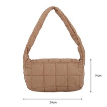 구름백 누빔 패딩 가방 퀄팅 퀄티드백 휴대용 여행용 나일론 패디드 탑 핸들 공간 가방 핸드백 여성용 대