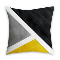 ZZJJC 파인애플 옐로우 쿠션 커버 자동차쿠션 소파 쿠션, B022, 45*45cm (심 포함)