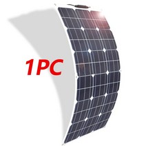 태양광패널 가정용 소형 모듈 발전기 500W 300W 100W 태양 전지 고효율 휴대용 유연한 비상 야외 가정 및 2000W 18V, 1.1PC-1000W