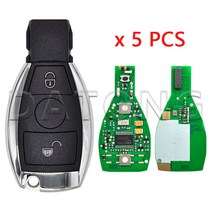 자동 차키 복사 스마트키 폴딩키 원격시동 디스플레이키 대동 세계 5 개/몫 자동차 원격 제어 키 메르세데, 02 2 Button_01 315MHz
