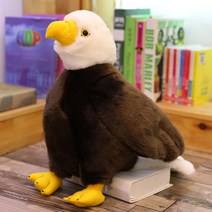 흰머리 독수리 봉제인형 독수리인형 동물 버드 인형 선물 새인형, 30cm 1개
