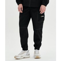 정품 내셔널지오그래픽 N221MPT903 우븐 포켓 트레이닝 팬츠 CARBON BLACK