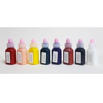 실리콘 안료/염료/조색제/ 20ml / 8색상 중, 실리콘조색제 20ml 적색