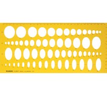 온통 YEAH 템플렛타원정규 템플레이트 제도용템플렛