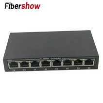 네트워크 스위치 허브 8포트 기가비트 스위치 10/100/1000Mbps SG108M RJ45 LAN 이더넷 고속 데스크탑 네트, Metal case