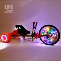 세발 드리프트 자전거 성인 카트 파크 대여 축제, 조명 없는 16인치 녹색