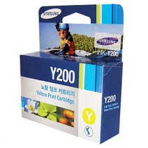 (삼성) 잉크 Y200 (옐로우) 새제품 미개봉 국내정품잉크, 1개, 단일잉크제품