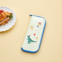 모던하우스 파티디노 수저케이스 (지퍼케이스) KI0723002, 가로 8.6 / 세로 21cm, 블루