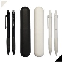 판촉물/500/밀룩스캡슐볼펜샤프 흰색/검정/문구세트/홍보행사용품 대량구매 단체선물 로고인쇄 개업결혼 기, 기본500개구매시, 인쇄없음