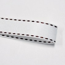 선물포장리본 꽃포장리본 골지 스티치 리본 (폭 5mm 길이90m)(폭 10mm/15mm 길이 45m), 1(부드러운 화이트), 15mm