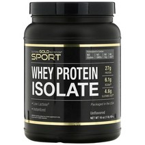 CGN 캘리포니아 골드 100% 분리유청단백질 454g CG땡 고약사추천 프로틴 파우더 WHEY ISOLATE, 454g 1통