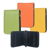 만년필 파우치 가죽 컬러 12개입 수납 보관 만년필케이스, EA-4 블랙