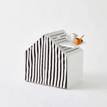 펫토 클린펫 하우스 커튼도어, 시스루 스트라이프 (S)