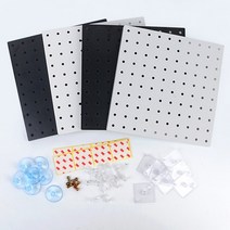 대형타공판 주방 타공보드 페그보드 인테리어 세트