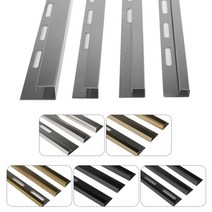 직사각 코너비트 5미리 재료분리대 몰딩 석고보드 마감재 쫄대 I-TYPE 2.4M, 15mm, 폴리싱, 직사각 코너비드 실버
