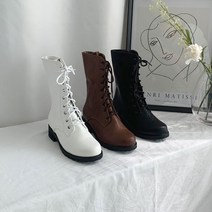 구두모모 여성용 베이직 워커 부츠 (3.5cm)