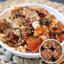 엄마마음 여수 바로 무쳐서 신선하고 탱글한 굴 무침 생굴 굴무침 500g+500g, 2개