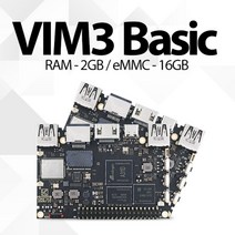 (라즈베리파이 완벽 대체) VIM3 Basic 카다스 초소형 싱글 보드 컴퓨터 Ubuntu / Android OS 호환 2GB-16G..., Khadas 전용 HDMI 케이블