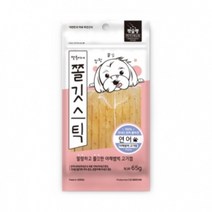 펫슐랭 쫄깃스틱 야채범벅껌 65g, 1개, 연어
