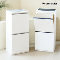 프로메이드 그란데 분리수거함 80L, 그레이, 1개